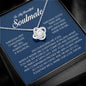To My Beautiful Soulmate, Love Knot Necklace