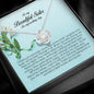 To My Beautiful Sister on my Wedding Day, Love Knot Necklace