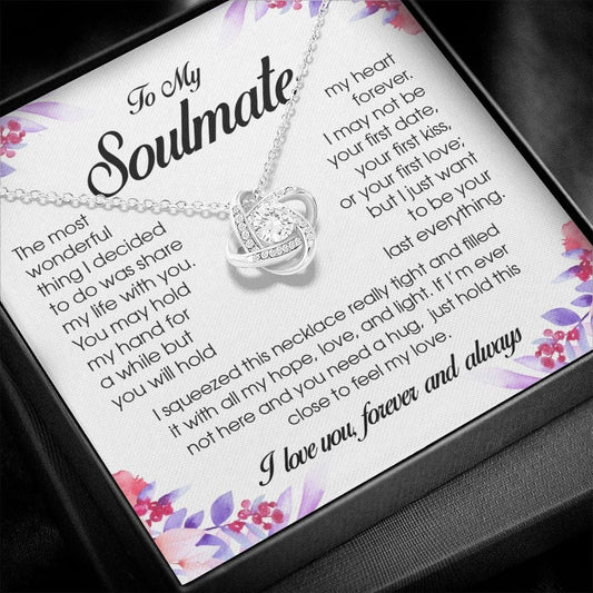 To My Soulmate, Love Knot Necklace