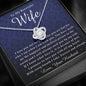 Love Knot Necklace | To My Beautiful Wife