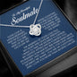 To My Beautiful Soulmate, Love Knot Necklace