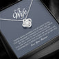 To My Wife, Love Knot Necklace