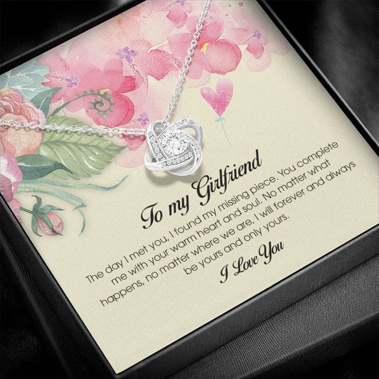 To My Girlfriend, Love Knot Necklace