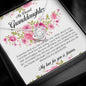 To My Dearest Granddaughter, Love Knot Necklace
