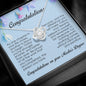 CongratualtionS on Your Master's Degree, Love Knot Necklace