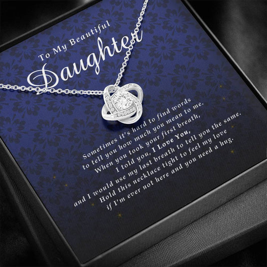 Love Knot Necklace | To My Beautiful Daughter