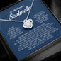 To My Beautiful Soulmate, Love Knot Necklace