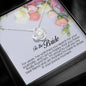To the Bride, Love Knot Necklace