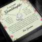To My Beautiful Granddaughter, Love Knot Necklace