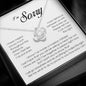 I'm Sorry Gift, Love Knot Necklace