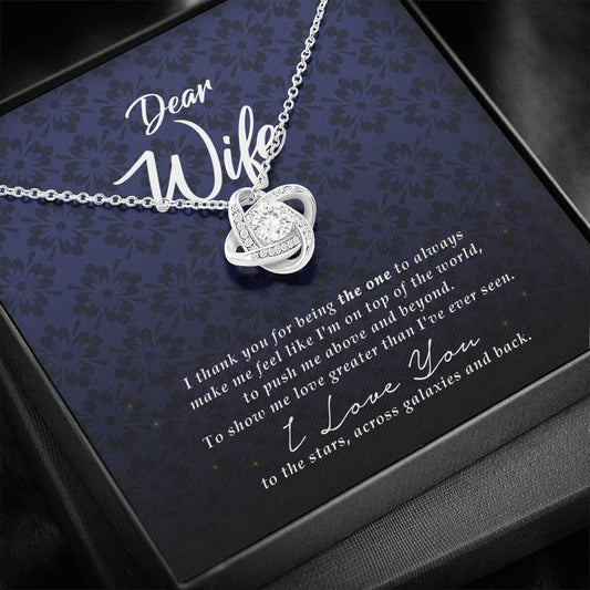 Wife Jewelry, Love Knot Necklace