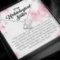 To My Unbiological Sister, Love Knot Necklace