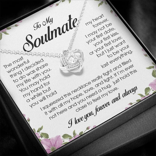 To My Soulmate, Love Knot Necklace