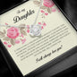To My Daughter, Love Knot Necklace