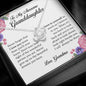 To My Awesome Granddaughter, Love Knot Necklace