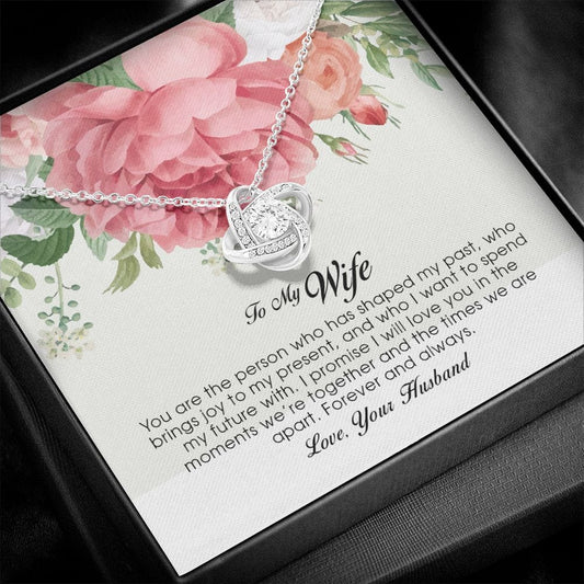 To My Wife, Love Knot Necklace