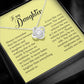To My Daughter, Love Knot Necklace
