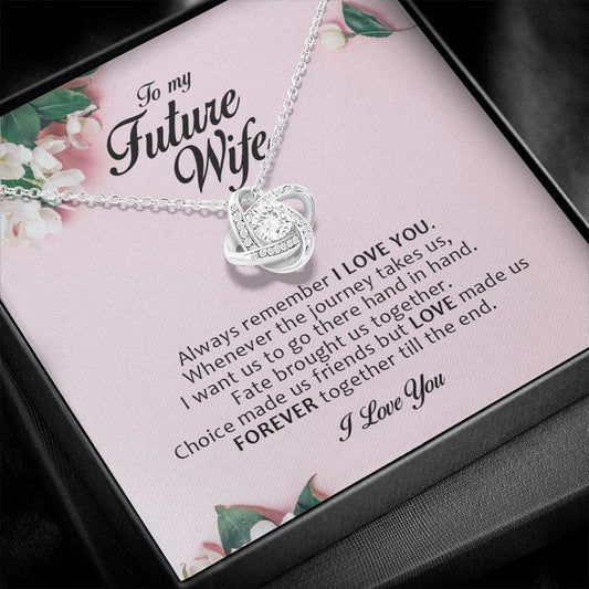 To My Future Wife, Love Knot Necklace