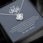 To My Wife, Love Knot Necklace