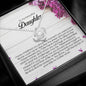 To My Beautiful Daughter, Love Knot Necklace