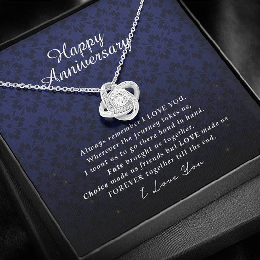 Love Knot Necklace | Happy Anniversary