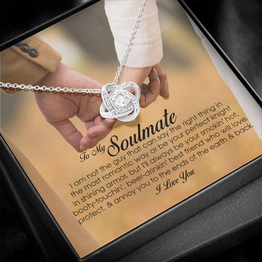 To My Soulmate, Love Knot Necklace