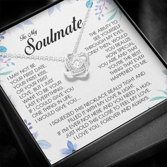 To My Soulmate, Love Knot Necklace