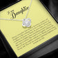 To My Daughter, Love Knot Necklace