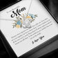 To My Beautiful Mom, Love Knot Necklace