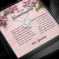 To My Granddaughter, Love Knot Necklace