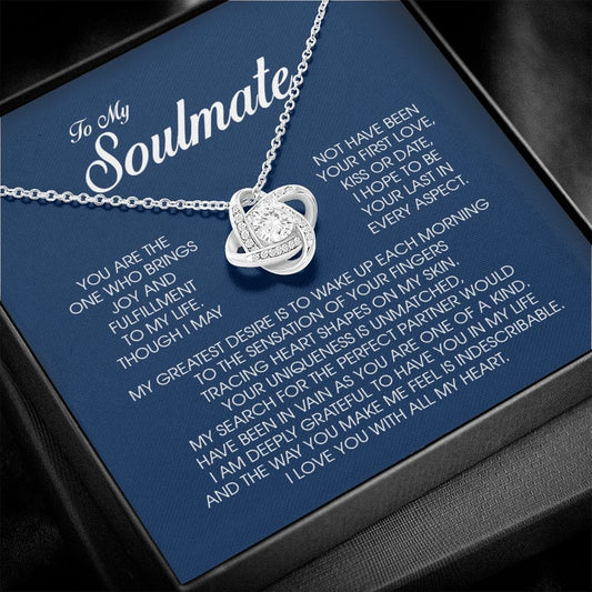 To My Soulmate, Love Knot Necklace