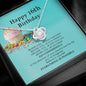 Happy 16th Birthday, Love Knot Necklace