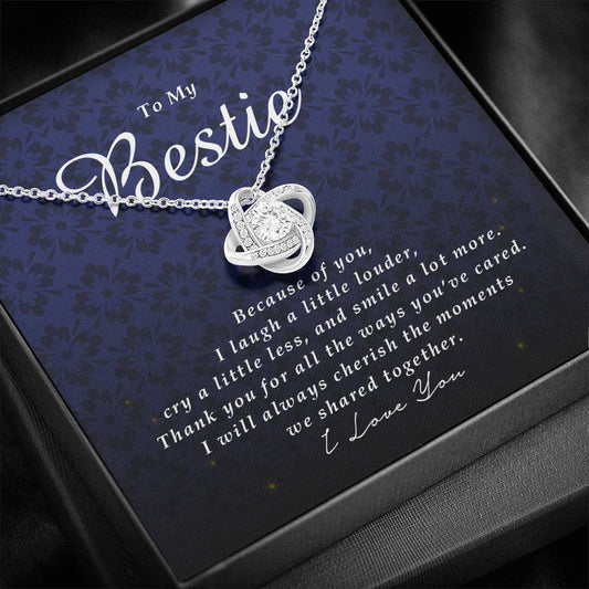 Love Knot Necklace, To My Bestie