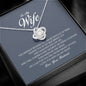 To My Wife, Love Knot Necklace