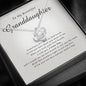 Love Knot Necklace, To My Beautiful Granddaughter, With Love From Grandma / Grandpa