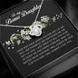 To My Bonus Daughter, Love Knot Necklace