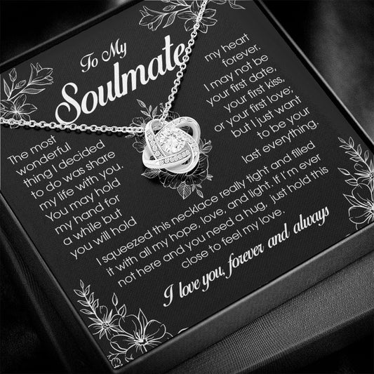 To My Soulmate, Love Knot Necklace