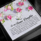 To My Bonus Daughter, Love Knot Necklace