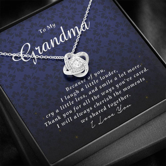 Love Knot Necklace, To My Grandma