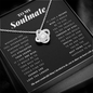 Customize Soulmate Love Knot Necklace