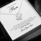 To My Adorable Mom, Love Knot Necklace