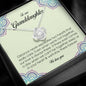 To Our Granddaughter, Love Knot Necklace