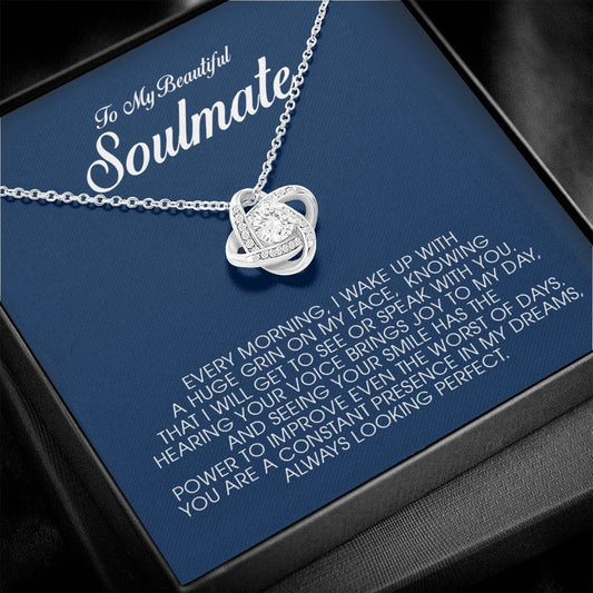 To My Beautiful Soulmate, Love Knot Necklace