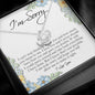 I'm Sorry Gift for Her, Love Knot Necklace