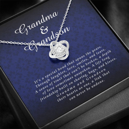 Love Knot Necklace, Grandma Gift