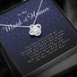 Love Knot Necklace, To My Maid of Honor