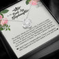 To My Badass Stepdaughter, Love Knot Necklace