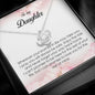 To My Daughter, Love Knot Necklace