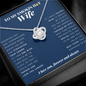 Love Knot Necklace | To My Smokin Hot Wife