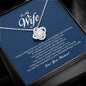 To My Wife, Love Knot Necklace